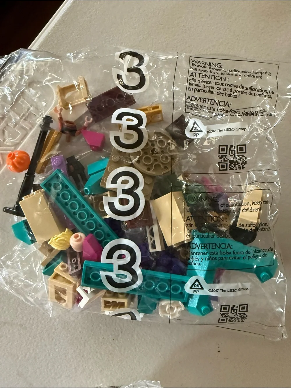 🧱 Genuine LEGO Sealed Numbered Bags – Lot of 3 Great find for a LEGO collector